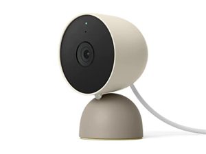 كاميرا أمان Google Nest (سلكية) - الجيل الثاني - كتان