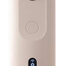 Ricoh Theta SC2 BEIGE كاميرا 360 درجة فيديو 4K مع تثبيت الصورة جودة عالية نقل البيانات عالية السرعة تصوير بورتريه جميل مع اكتشاف الوجه رفيع وخفيف الوزن لأجهزة iPhone و Android