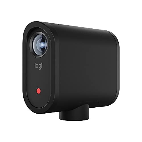 Logitech Mevo Start ، كاميرا بث مباشر لاسلكي ، جودة فيديو 1080p HD ، تحكم ذكي في التطبيق ، دفق عبر LTE أو Wi-Fi - أسود Logitech Mevo Start ، كاميرا بث مباشر لاسلكي ، جودة فيديو 1080p HD ، تحكم ذكي في التطبيق ، دفق عبر LTE أو Wi-Fi - أسود