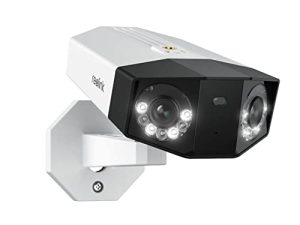 نظام كاميرا أمان REOLINK 4K PoE ، كاميرا IP منزلية خارجية بزاوية عرض فائقة الاتساع 180 درجة ، إصدار جديد مذهل 2022 ، اكتشاف الإنسان / السيارة / الحيوانات الأليفة ، رؤية ليلية ملونة ، حديث ثنائي الاتجاه ، Duo 2 PoE