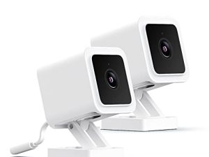 كاميرا Wyze Cam v3 مع رؤية ليلية ملونة ، وكاميرا أمان سلكية داخلية / خارجية بدقة 1080 بكسل عالية الدقة ، وصوت ثنائي الاتجاه ، وتعمل مع Alexa ، ومساعد Google ، و IFTTT ، عبوتان