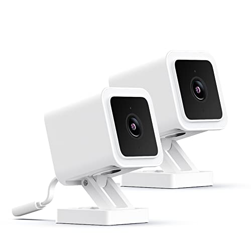 كاميرا Wyze Cam v3 مع رؤية ليلية ملونة ، وكاميرا أمان سلكية داخلية / خارجية بدقة 1080 بكسل عالية الدقة ، وصوت ثنائي الاتجاه ، وتعمل مع Alexa ، ومساعد Google ، و IFTTT ، عبوتان كاميرا Wyze Cam v3 مع رؤية ليلية ملونة ، وكاميرا أمان سلكية داخلية / خارجية بدقة 1080 بكسل عالية الدقة ، وصوت ثنائي الاتجاه ، وتعمل مع Alexa ، ومساعد Google ، و IFTTT ، عبوتان
