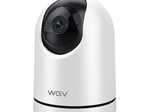 WGV Security Camera -2K Cameras لأمن المنزل مع خاصية Smart Motion Dection ، والرؤية الليلية ، والصوت ثنائي الاتجاه ، وتخزين بطاقة SD و SD ، والعمل مع Alexa ، وكاميرا داخلية مثالية لمراقبة الأطفال / كاميرا الحيوانات الأليفة