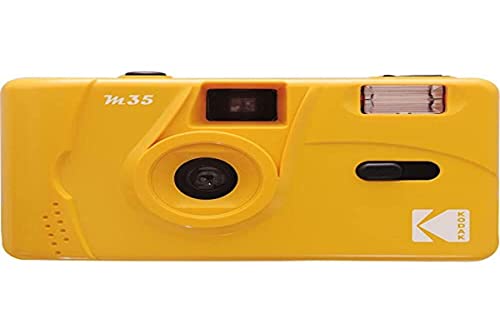 كاميرا فيلم Kodak M35 35mm (أصفر) - خالية من التركيز ، قابلة لإعادة الاستخدام ، فلاش مدمج ، سهلة الاستخدام كاميرا فيلم Kodak M35 35mm (أصفر) - خالية من التركيز ، قابلة لإعادة الاستخدام ، فلاش مدمج ، سهلة الاستخدام