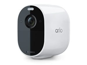 كاميرا Arlo Essential Spotlight - عبوة واحدة - أمان لاسلكي ، وفيديو 1080 بكسل ، ورؤية ليلية ملونة ، وصوت ثنائي الاتجاه ، وخالي من الأسلاك ، ومباشر إلى شبكة WiFi لا حاجة إلى محور ، ويعمل مع Alexa ، أبيض - VMC2030