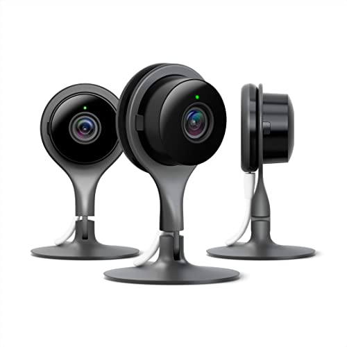 Google Nest Cam Indoor 3 Pack - كاميرا داخلية سلكية لأمن المنزل - تحكم بهاتفك واحصل على تنبيهات للهاتف المحمول - كاميرا مراقبة مع فيديو مباشر 24/7 ورؤية ليلية Google Nest Cam Indoor 3 Pack - كاميرا داخلية سلكية لأمن المنزل - تحكم بهاتفك واحصل على تنبيهات للهاتف المحمول - كاميرا مراقبة مع فيديو مباشر 24/7 ورؤية ليلية