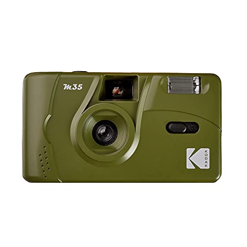 كاميرا فيلم Kodak M35 مقاس 35 مم ، قابلة لإعادة الاستخدام ، خالية من التركيز ، سهلة الاستخدام ، بناء في فلاش ومتوافقة مع فيلم 35 مم سلبي أو فيلم أبيض وأسود (الفيلم والبطارية غير مدرجين) (أخضر زيتوني) كاميرا فيلم Kodak M35 مقاس 35 مم ، قابلة لإعادة الاستخدام ، خالية من التركيز ، سهلة الاستخدام ، بناء في فلاش ومتوافقة مع فيلم 35 مم سلبي أو فيلم أبيض وأسود (الفيلم والبطارية غير مدرجين) (أخضر زيتوني)