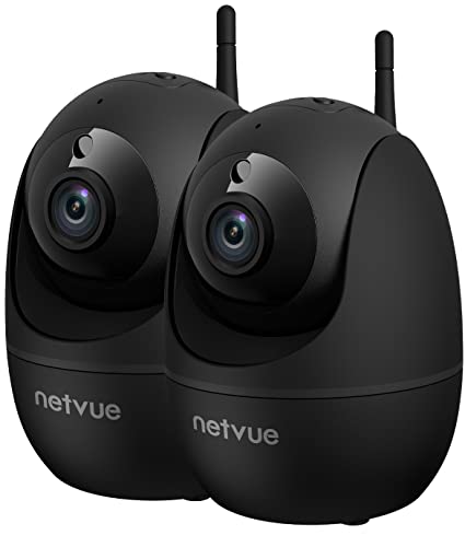 كاميرا NETVUE الداخلية ، 1080P FHD 2.4 جيجا هرتز كاميرا واي فاي للحيوانات الأليفة ، كاميرا منزلية للحيوانات الأليفة / الأطفال ، كاميرا الكلب صوت ثنائي الاتجاه ، كاميرا مراقبة داخلية للرؤية الليلية ، اكتشاف الإنسان بالذكاء الاصطناعي ، أسود ، عبوة من قطعتين كاميرا NETVUE الداخلية ، 1080P FHD 2.4 جيجا هرتز كاميرا واي فاي للحيوانات الأليفة ، كاميرا منزلية للحيوانات الأليفة / الأطفال ، كاميرا الكلب صوت ثنائي الاتجاه ، كاميرا مراقبة داخلية للرؤية الليلية ، اكتشاف الإنسان بالذكاء الاصطناعي ، أسود ، عبوة من قطعتين