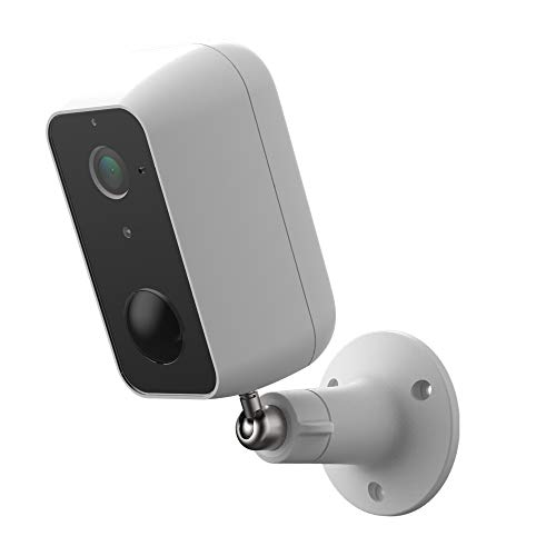 Feit Electric CAM / WM / WiFi / BAT 1080p HD خارجي يعمل بالبطارية واي فاي كاميرا مراقبة منزلية ذكية مع رؤية ليلية ، صوت ثنائي الاتجاه ، أبيض Feit Electric CAM / WM / WiFi / BAT 1080p HD خارجي يعمل بالبطارية واي فاي كاميرا مراقبة منزلية ذكية مع رؤية ليلية ، صوت ثنائي الاتجاه ، أبيض