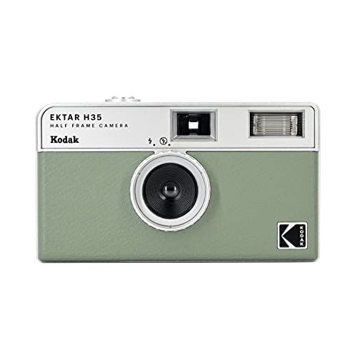 كاميرا KODAK EKTAR H35 فيلم نصف إطار ، 35 مم ، قابلة لإعادة الاستخدام ، خالية من التركيز ، خفيفة الوزن ، سهلة الاستخدام (Sage) (لا يتم تضمين الفيلم وبطارية AAA) كاميرا KODAK EKTAR H35 فيلم نصف إطار ، 35 مم ، قابلة لإعادة الاستخدام ، خالية من التركيز ، خفيفة الوزن ، سهلة الاستخدام (Sage) (لا يتم تضمين الفيلم وبطارية AAA)