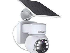 كاميرات SECRT 3G / 4G LTE الخارجية لاسلكية ، كاميرات مراقبة منزلية تعمل بالطاقة الشمسية مع بطاقة SIM ، لا توجد شبكة WiFi ، رؤية ليلية بدقة 4 ميجابكسل ، ضوء كشاف Pan Tilt 355 ° ، مستشعر حركة PIR ، نقاش ثنائي الاتجاه