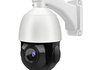 كاميرا خارجية 8 ميجابيكسل PTZ PoE IP Speed Dome ، تتبع تلقائي ، تكبير بصري 18x تقريب رقمي 30x مع رؤية ليلية بالأشعة تحت الحمراء 165 قدمًا ، اكتشاف الإنسان / السيارة ، التحدث في اتجاهين ، متوافق مع Hikvision (4818X-IZ)