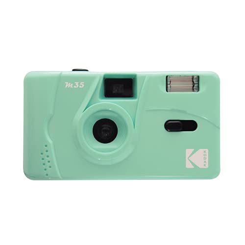 كاميرا فيلم Kodak M35 35 مم ، قابلة لإعادة الاستخدام ، خالية من التركيز ، سهلة الاستخدام ، بناء في فلاش ومتوافقة مع فيلم 35 مم سلبي أو فيلم B / W (فيلم وبطارية AAA غير مدرجة) (أخضر نعناعي) كاميرا فيلم Kodak M35 35 مم ، قابلة لإعادة الاستخدام ، خالية من التركيز ، سهلة الاستخدام ، بناء في فلاش ومتوافقة مع فيلم 35 مم سلبي أو فيلم B / W (فيلم وبطارية AAA غير مدرجة) (أخضر نعناعي)