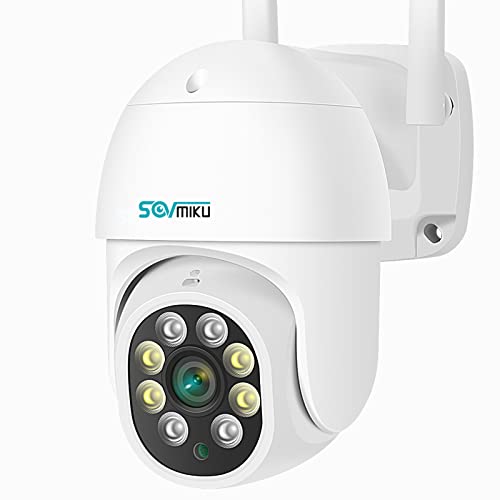 【التتبع التلقائي ، كاميرا 2K】 Sovmiku للمراقبة المنزلية ، كاميرا أمان خارجية وإمالة WiFi ، عرض 360 درجة ، 3 ميجابكسل ، Spotliht ، رؤية ليلية ملونة ، اكتشاف الإنسان ، صوت ثنائي الاتجاه ، مقاوم للماء ، تطبيق iCSee 【التتبع التلقائي ، كاميرا 2K】 Sovmiku للمراقبة المنزلية ، كاميرا أمان خارجية وإمالة WiFi ، عرض 360 درجة ، 3 ميجابكسل ، Spotliht ، رؤية ليلية ملونة ، اكتشاف الإنسان ، صوت ثنائي الاتجاه ، مقاوم للماء ، تطبيق iCSee