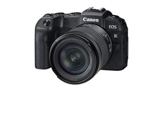 كاميرا Canon EOS RP ذات الإطار الكامل مع عدسة قابلة للتبديل + عدسة RF24-105mm F4-7.1 IS STM - مدمجة وخفيفة الوزن للسفر وتدوين الفيديو ، أسود (3380C132)