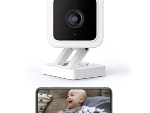 WYZE Cam v3 Video Baby Monitor Smart Security Camera ، 1080p HD Camera ، Color Night Vision ، 2-Way Talk ، Motion Detection for Baby and Pet Monitor ، تعمل مع Alexa و Google Home