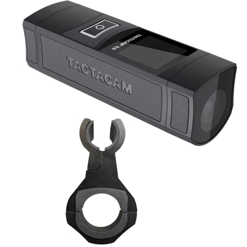 TACTACAM 6.0 Action Camera ، 4k 60 FPS ، تكبير 8X ، مقاوم للماء ، تثبيت صورة متكامل ، تشغيل بلمسة واحدة (6.0) (حامل أسطواني) TACTACAM 6.0 Action Camera ، 4k 60 FPS ، تكبير 8X ، مقاوم للماء ، تثبيت صورة متكامل ، تشغيل بلمسة واحدة (6.0) (حامل أسطواني)