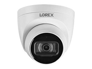 كاميرا المراقبة الداخلية / الخارجية 4K IP Dome من لوريكس ، كاميرا قبة معدنية إضافية لنظام المراقبة السلكية ، رؤية ليلية ملونة و Ultra HD ، كاميرا قبة واحدة