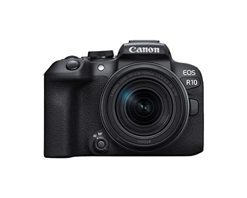 Canon EOS R10 RF-S18-150mm F3.5-6.3 عبارة عن مجموعة عدسات STM ، كاميرا مدونات فيديو بدون مرآة ، 24.2 ميجابكسل ، فيديو 4K ، معالج الصور DIGIC X ، تصوير عالي السرعة ، تتبع الهدف ، مضغوط ، لمنشئي المحتوى Canon EOS R10 RF-S18-150mm F3.5-6.3 عبارة عن مجموعة عدسات STM ، كاميرا مدونات فيديو بدون مرآة ، 24.2 ميجابكسل ، فيديو 4K ، معالج الصور DIGIC X ، تصوير عالي السرعة ، تتبع الهدف ، مضغوط ، لمنشئي المحتوى