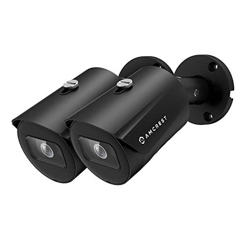 Amcrest 2-Pack UltraHD 5MP Outdoor POE Camera 2592 x 1944p Bullet IP Security Camera، Outdoor IP67 Waterproof، 103 ° FOV، 2.8mm Lens، 98.4ft Night Vision، 5-Megapixel، IP5M-B1186EB-28MM (أسود) Amcrest 2-Pack UltraHD 5MP Outdoor POE Camera 2592 x 1944p Bullet IP Security Camera، Outdoor IP67 Waterproof، 103 ° FOV، 2.8mm Lens، 98.4ft Night Vision، 5-Megapixel، IP5M-B1186EB-28MM (أسود)