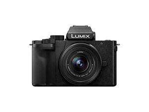 كاميرا باناسونيك LUMIX G100 4k بدون مرآة للصور والفيديو ، ميكروفون مدمج مع تتبع ، نظام عدسات Micro Four Thirds قابلة للتبديل ، عدسة 12-32 مم ، 5-Axis Hybrid IS ، DC-G100KK (أسود)