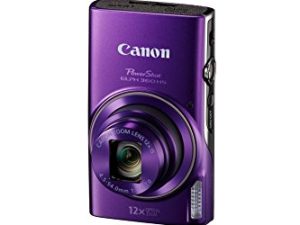 كاميرا كانون PowerShot ELPH 360 الرقمية مع تكبير بصري 12x وتثبيت الصورة - يدعم Wi-Fi و NFC (بنفسجي)