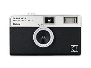 كاميرا KODAK EKTAR H35 فيلم نصف إطار ، 35 مم ، قابلة لإعادة الاستخدام ، خالية من التركيز ، خفيفة الوزن ، سهلة الاستخدام (أسود) (لا يتم تضمين الفيلم وبطارية AAA)