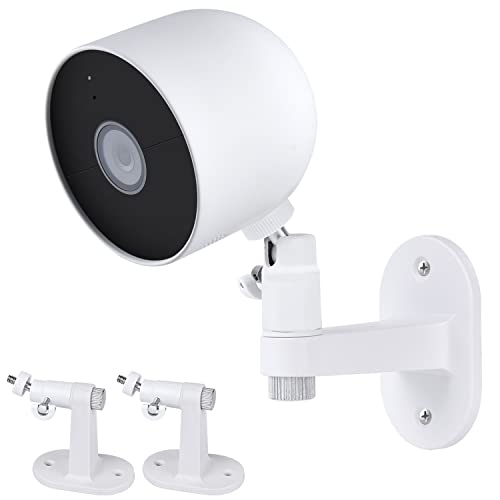 قطعتان من حامل تثبيت على الحائط قابل للتعديل للأمان لكاميرا Google Nest (البطارية) ، زاوية عرض مثالية لنظام كاميرا الأمان الخاص بك - أبيض قطعتان من حامل تثبيت على الحائط قابل للتعديل للأمان لكاميرا Google Nest (البطارية) ، زاوية عرض مثالية لنظام كاميرا الأمان الخاص بك - أبيض