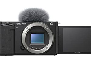 Sony Alpha ZV-E10 - APS-C عدسة قابلة للتبديل كاميرا فيديو مدونة بدون مرآة - أسود