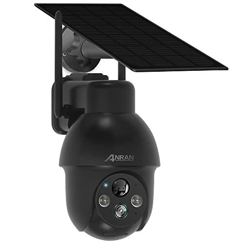 ANRAN 2K Security Camera Outdoor - كاميرا شمسية لاسلكية مع عرض 360 درجة ، صفارة ذكية ، أضواء كاشفة ، رؤية ليلية ملونة 3 ميجابكسل ، اكتشاف الإنسان بالذكاء الاصطناعي ، تحدث ثنائي الاتجاه ، متوافق مع Alexa ، Q3 أسود ANRAN 2K Security Camera Outdoor - كاميرا شمسية لاسلكية مع عرض 360 درجة ، صفارة ذكية ، أضواء كاشفة ، رؤية ليلية ملونة 3 ميجابكسل ، اكتشاف الإنسان بالذكاء الاصطناعي ، تحدث ثنائي الاتجاه ، متوافق مع Alexa ، Q3 أسود