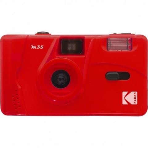 كاميرا فيلم Kodak M35 35 مم (Flame Scarlet) - خالية من التركيز ، قابلة لإعادة الاستخدام ، فلاش مدمج ، سهلة الاستخدام كاميرا فيلم Kodak M35 35 مم (Flame Scarlet) - خالية من التركيز ، قابلة لإعادة الاستخدام ، فلاش مدمج ، سهلة الاستخدام