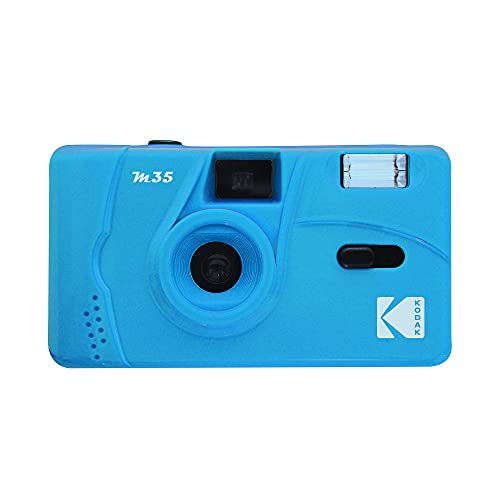 كاميرا فيلم Kodak M35 35 ملم ، قابلة لإعادة الاستخدام ، خالية من التركيز ، سهلة الاستخدام ، بناء في فلاش ومتوافقة مع فيلم 35 ملم سلبي أو فيلم B / W (فيلم وبطارية AAA غير مدرجة) (أزرق سيرولين) كاميرا فيلم Kodak M35 35 ملم ، قابلة لإعادة الاستخدام ، خالية من التركيز ، سهلة الاستخدام ، بناء في فلاش ومتوافقة مع فيلم 35 ملم سلبي أو فيلم B / W (فيلم وبطارية AAA غير مدرجة) (أزرق سيرولين)