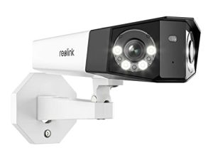 نظام الكاميرا الخارجية REOLINK PoE Security Camera ، وكاميرا IP مع عدسة مزدوجة بزاوية 150 درجة ، وكشف ذكي للإنسان / السيارة ، ورؤية ليلية ملونة بدقة 4 ميجابكسل / 2K ، ومحادثة ثنائية الاتجاه ، و Duo PoE ...