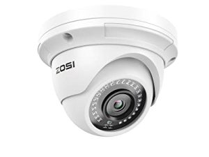 كاميرا ZOSI 5MP POE IP الإضافية H.265 + كاميرا قبة داخلية خارجية مع رؤية ليلية تعمل فقط مع نظام كاميرا المراقبة ZOSI POE و NVR (الطراز: ZR16DK ، ZR08EN ، ZR08DN ، ZR08PN)
