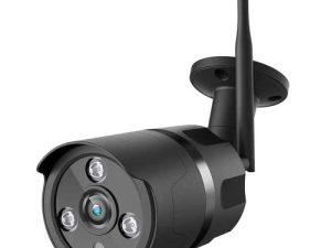 كاميرا خارجية ، كاميرا أمان خارجية 1080P WiFi ، رؤية ليلية FHD ، كشف الحركة بالذكاء الاصطناعي ، تنبيه فوري عبر الهاتف ، صوت ثنائي الاتجاه ، وظيفة تكبير / تصغير الفيديو المباشر ، التخزين السحابي / بطاقة Micro SD (أسود)