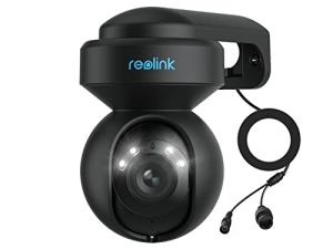 كاميرا REOLINK PTZ الخارجية ، كاميرا واي فاي عالية الدقة 5 ميجابكسل لأمن المنزل ، 2.4 / 5 جيجاهرتز WiFi ، تتبع تلقائي ، تقريب بصري 3X ، اكتشاف ذكي للشخص / السيارة ، رؤية ليلية ملونة مع أضواء كاشفة ، E1 خارجي
