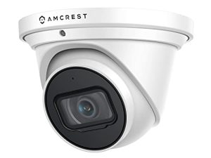 Amcrest 4K POE Camera AI اكتشاف الإنسان / السيارة ، كاميرا خارجية فائقة الدقة 8 ميجابكسل ، كاميرا POE IP ، 3840 × 2160 ، زاوية عريضة ، IP67 مانعة لتسرب الماء ، MicroSD ، ميكروفون مدمج ، أبيض (IP8M-T2669EW-AI)