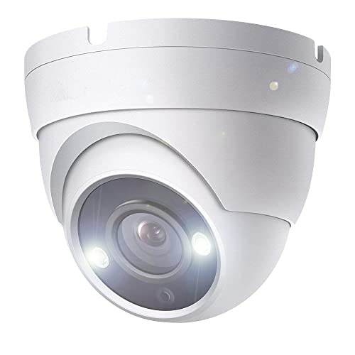 2MP HD Dome TVI CCTV Surveillance Security Coax Camera مع أضواء LED بيضاء مرئية ، رؤية ليلية ملونة كاملة 24/7 ، تدعم DVR التناظري TVI CVI AHD DVR ، زاوية عريضة 2.8 مم ، رؤية ليلية 65 قدمًا ، خارجية 2MP HD Dome TVI CCTV Surveillance Security Coax Camera مع أضواء LED بيضاء مرئية ، رؤية ليلية ملونة كاملة 24/7 ، تدعم DVR التناظري TVI CVI AHD DVR ، زاوية عريضة 2.8 مم ، رؤية ليلية 65 قدمًا ، خارجية