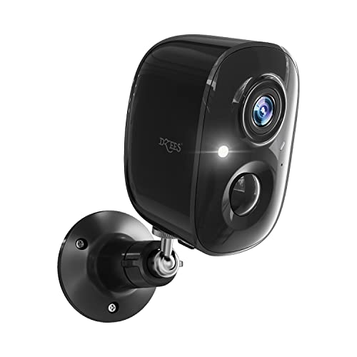 Dzees Security Camera Outdoor Wireless - كاميرا خارجية لاسلكية تعمل بالبطارية واي فاي ، ضوء كشاف ، صفارة الإنذار ، كشف الذكاء الاصطناعي ، رؤية ليلية ملونة ، IP66 مقاوم للماء / SD- أسود Dzees Security Camera Outdoor Wireless - كاميرا خارجية لاسلكية تعمل بالبطارية واي فاي ، ضوء كشاف ، صفارة الإنذار ، كشف الذكاء الاصطناعي ، رؤية ليلية ملونة ، IP66 مقاوم للماء / SD- أسود