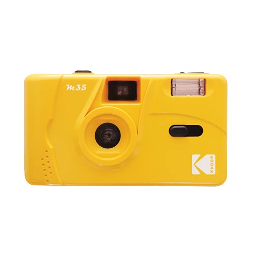 كاميرا فيلم Kodak M35 35 مم ، قابلة لإعادة الاستخدام ، خالية من التركيز ، سهلة الاستخدام ، بناء في فلاش ومتوافقة مع فيلم 35 مم سلبي أو فيلم B / W (فيلم وبطارية AAA غير مدرجة) بواسطة (أصفر) كاميرا فيلم Kodak M35 35 مم ، قابلة لإعادة الاستخدام ، خالية من التركيز ، سهلة الاستخدام ، بناء في فلاش ومتوافقة مع فيلم 35 مم سلبي أو فيلم B / W (فيلم وبطارية AAA غير مدرجة) بواسطة (أصفر)