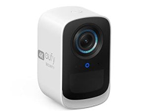 كاميرا eufy security eufyCam 3C الإضافية ، كاميرا أمان خارجية لاسلكية ، كاميرا 4K مع تخزين محلي قابل للتوسيع ، التعرف على الوجه AI ، ضوء كشاف ، بدون رسوم شهرية ، يتطلب HomeBase 3