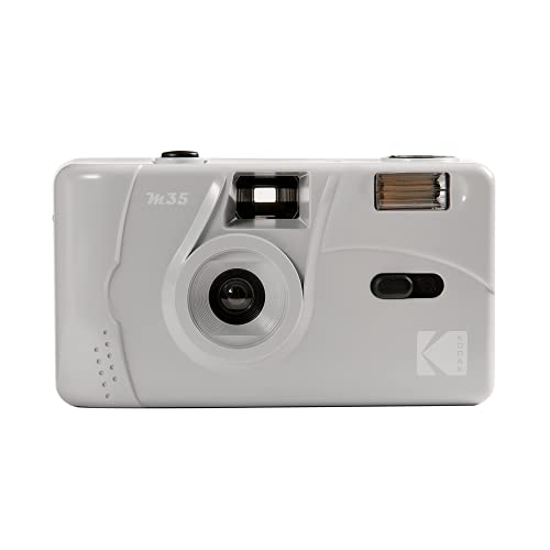 كاميرا فيلم Kodak M35 قابلة لإعادة الاستخدام M35 مقاس 35 مم ، بؤرة ثابتة وزاوية عريضة ، بنيت في فلاش ومتوافقة مع فيلم 35 مم سلبي أو فيلم B / W (الفيلم والبطارية غير مدرجة) (رمادي) كاميرا فيلم Kodak M35 قابلة لإعادة الاستخدام M35 مقاس 35 مم ، بؤرة ثابتة وزاوية عريضة ، بنيت في فلاش ومتوافقة مع فيلم 35 مم سلبي أو فيلم B / W (الفيلم والبطارية غير مدرجة) (رمادي)