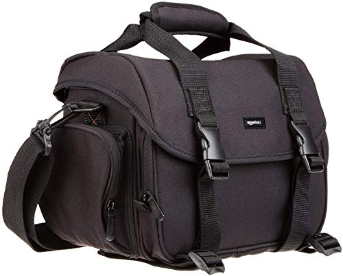حقيبة أدوات DSLR كبيرة من Amazon Basics (داخلية رمادية) حقيبة أدوات DSLR كبيرة من Amazon Basics (داخلية رمادية)