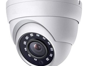 كاميرا مراقبة مراقبة 2MP Dome TVI AHD CCTV ، زاوية عرض عريضة 2.8 مم 100 درجة ، كاميرا قبة 1080P ، رؤية ليلية 65 قدمًا ، خارجية ، متوافقة مع التلفزيون التناظري TVI AHD CVI DVR ، غلاف معدني كامل