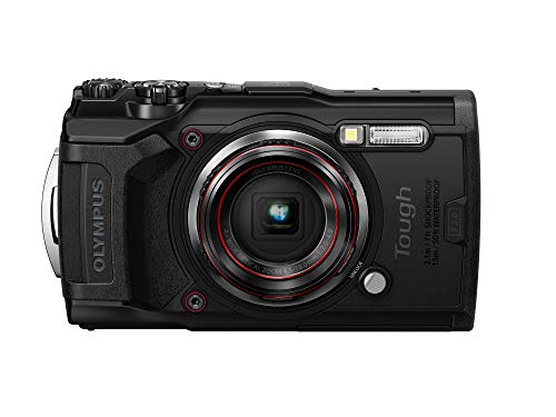 OLYMPUS Tough TG-6 كاميرا مقاومة للماء ، أسود OLYMPUS Tough TG-6 كاميرا مقاومة للماء ، أسود
