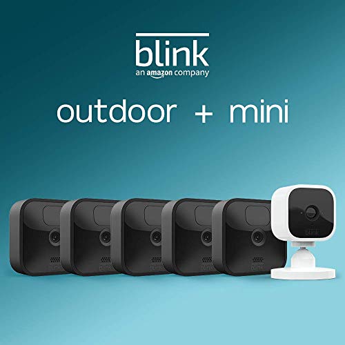 Blink Outdoor - 5 كاميرات مع Blink Mini Blink Outdoor - 5 كاميرات مع Blink Mini