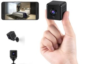 كاميرا خفية 4K للتجسس ، كاميرا Ebarsenc UHD WiFi صغيرة لاسلكية / كاميرا مربية تعمل بالبطارية / كاميرا صغيرة لأمن المنزل / كاميرا داخلية مع رؤية ليلية للكشف عن الحركة / كاميرا مراقبة