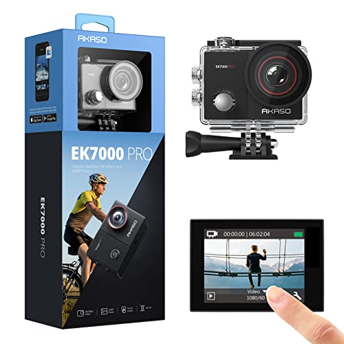 كاميرا أكاسو EK7000 Pro 4K أكشن مع شاشة تعمل باللمس بزاوية عرض قابلة للضبط EIS كاميرا ويب تحت الماء 40 متر كاميرا مقاومة للماء مع جهاز تحكم عن بعد كاميرا رياضية مع مجموعة ملحقات خوذة كاميرا أكاسو EK7000 Pro 4K أكشن مع شاشة تعمل باللمس بزاوية عرض قابلة للضبط EIS كاميرا ويب تحت الماء 40 متر كاميرا مقاومة للماء مع جهاز تحكم عن بعد كاميرا رياضية مع مجموعة ملحقات خوذة
