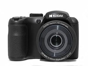 كاميرا KODAK PIXPRO Astro Zoom AZ255-BK الرقمية بدقة 16 ميجابكسل مع زووم بصري 25X بزاوية عرض 24 مم بزاوية عريضة 1080 بكسل و 3 بوصات LCD (أسود)