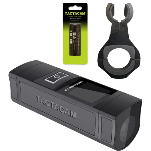 TACTACAM 6.0 Action Camera ، 4k 60 FPS ، تكبير 8X ، مقاوم للماء ، تثبيت صورة متكامل ، تشغيل بلمسة واحدة (6.0) بطارية بديلة + خيارات تركيب (حامل أسطواني) TACTACAM 6.0 Action Camera ، 4k 60 FPS ، تكبير 8X ، مقاوم للماء ، تثبيت صورة متكامل ، تشغيل بلمسة واحدة (6.0) بطارية بديلة + خيارات تركيب (حامل أسطواني)